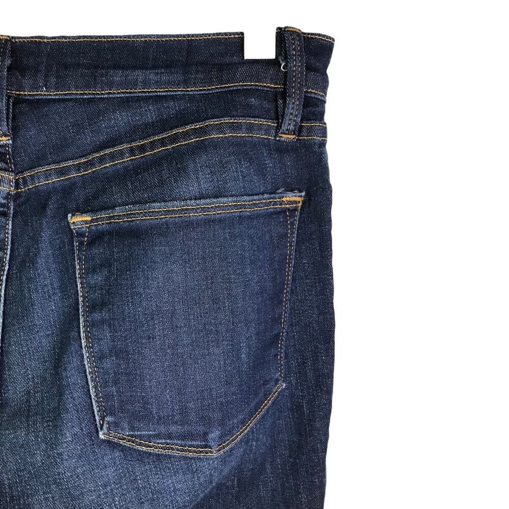 Frame Jeans Womens 28 Blue Le High Straight Denim High Rise Dark Wash Indigo - Picture 6 of 12